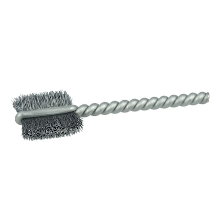Weiler 9/16" Power Tube Brush, .005" Steel Wire Fill, 5/8" Brush Length 21028